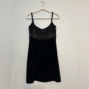 Vintage Niteline Beaded Fringe Black Mini Dress - 4